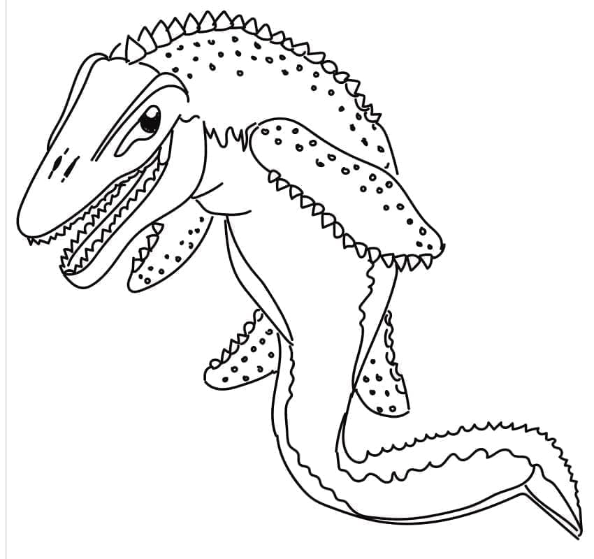 Mosasaurus-Bild