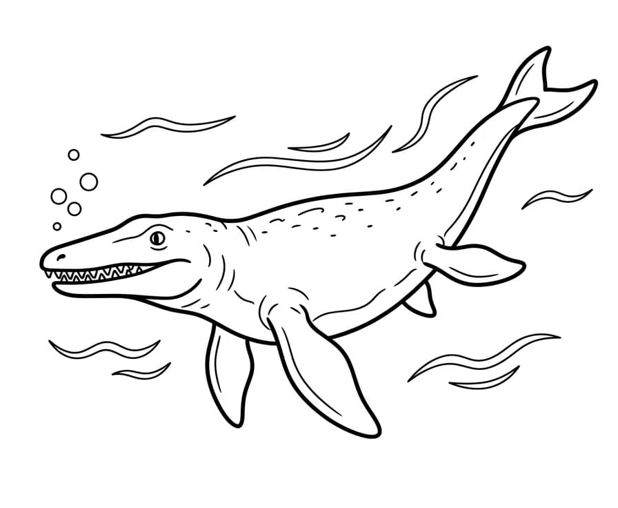 Mosasaurus drucken