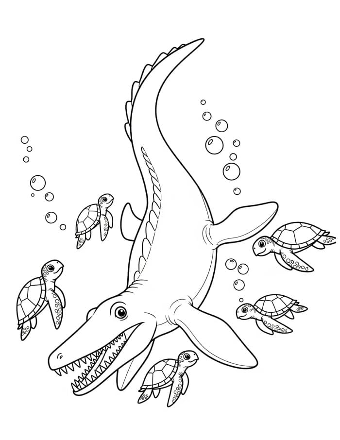 Mosasaurus für Kinder