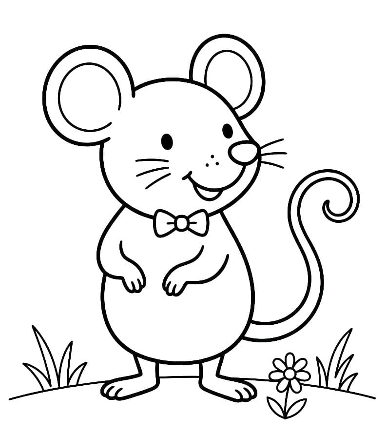 Maus ausmalbilder