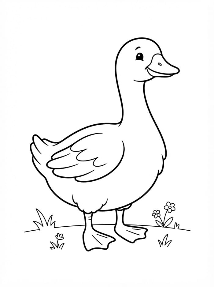 Niedliche Gans