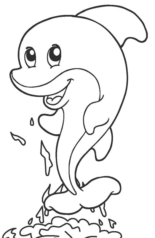 Niedlicher Delfin