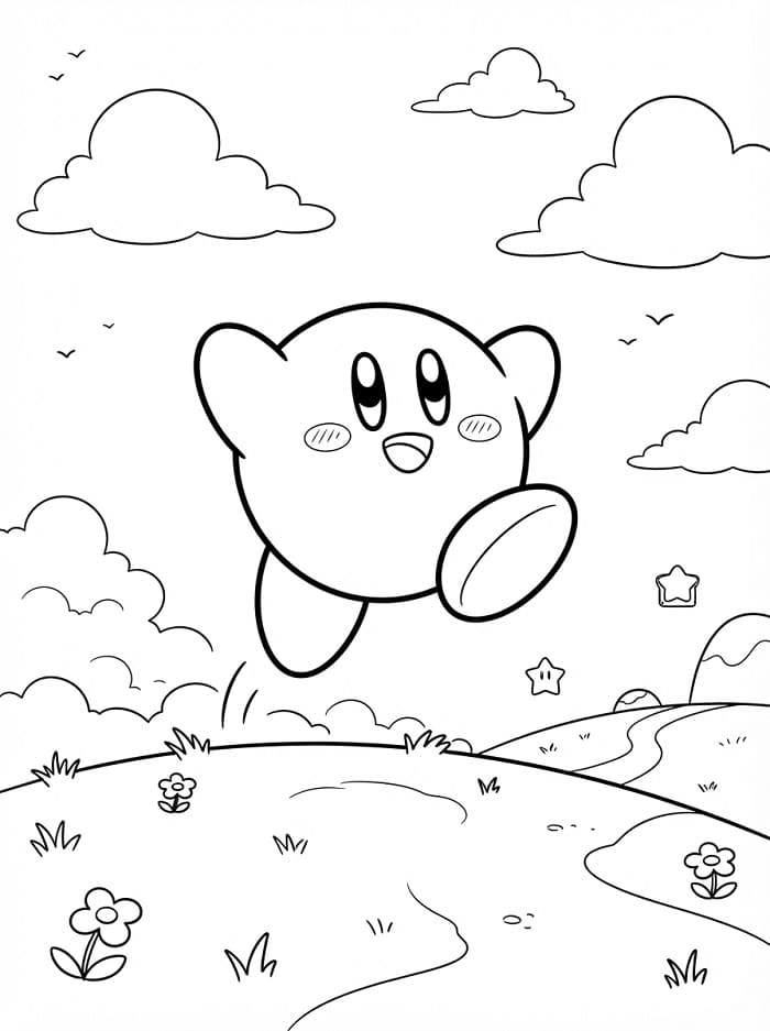Kirby ausmalbilder