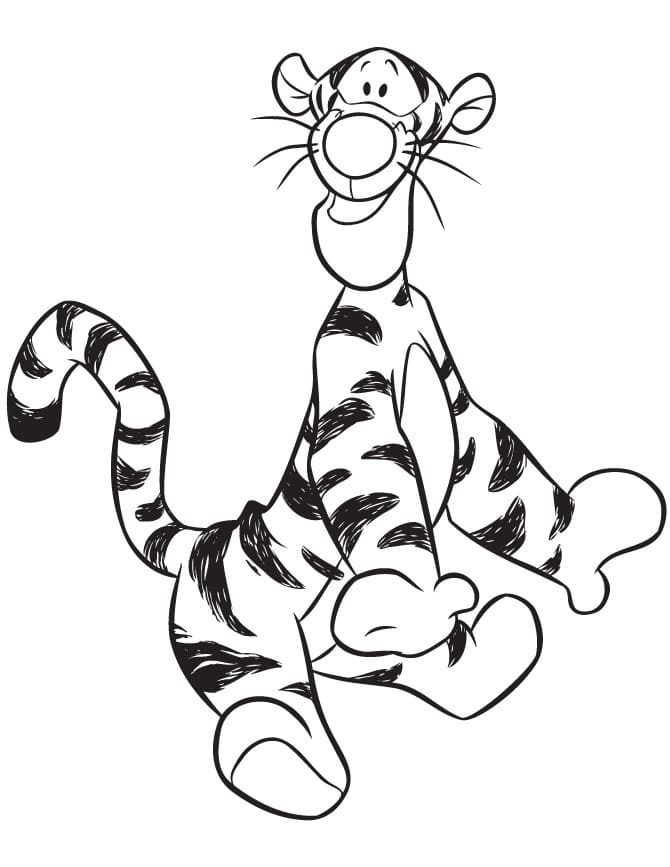 Niedlicher Tigger