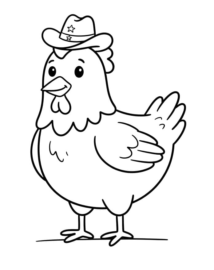 Niedliches Huhn