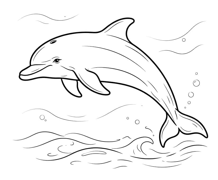 Realistischer Delfin