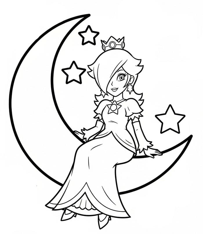 Rosalina auf dem Mond