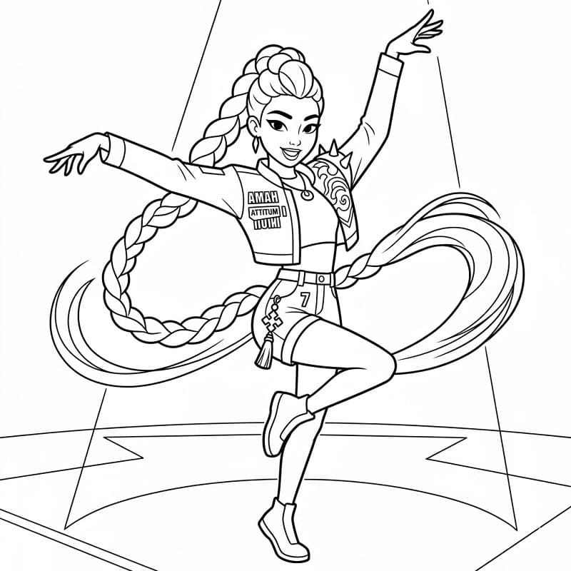 Rumi in KPop Demon Hunters