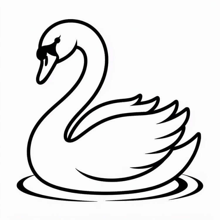 Schwan für 5-jährige Kinder