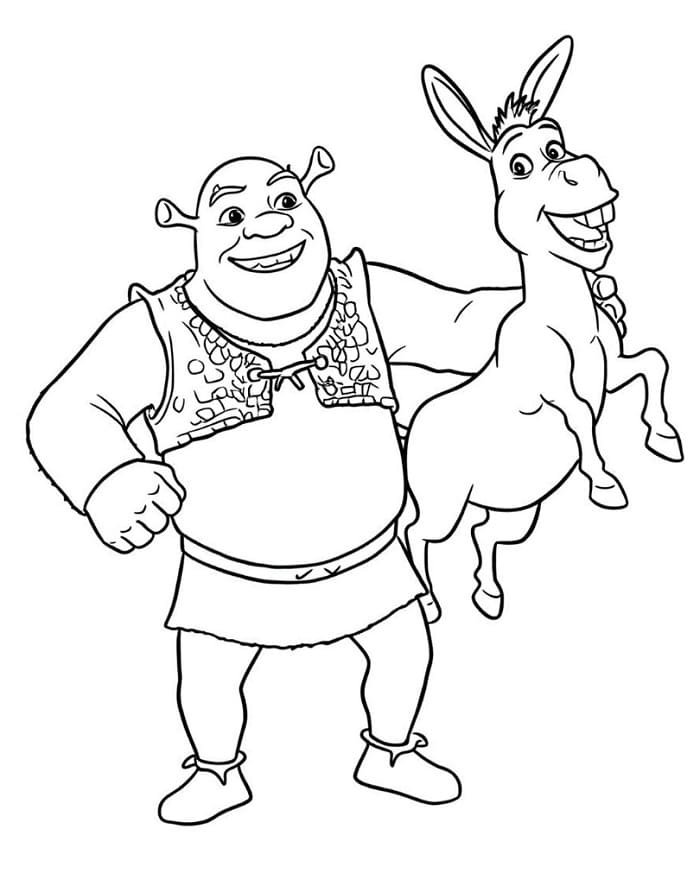 Shrek und Esel