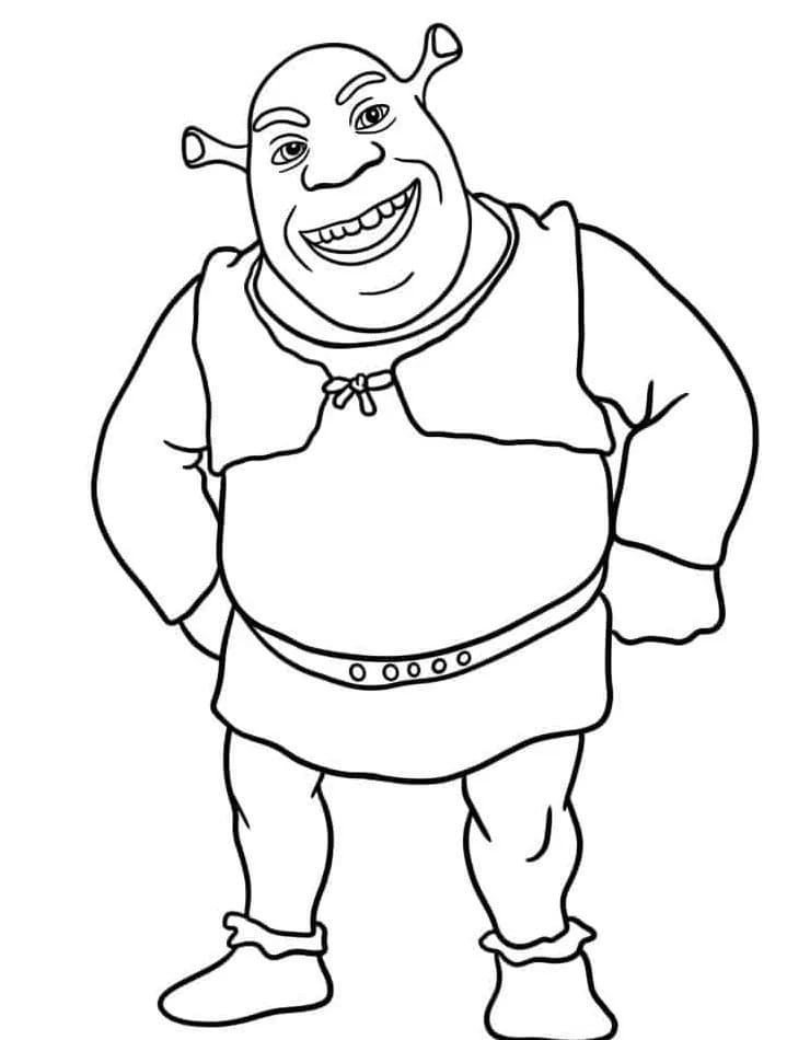 Shrek zum Ausdrucken