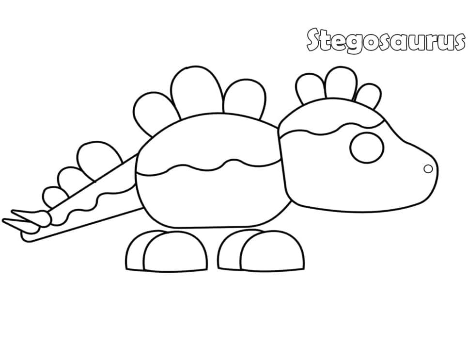 Stegosaurus aus Adopt Me