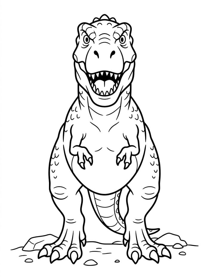 T-Rex von vorne