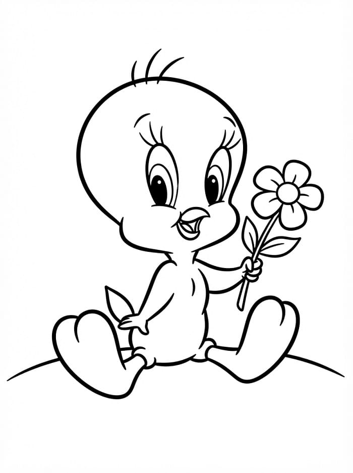 Tweety zum Ausdrucken