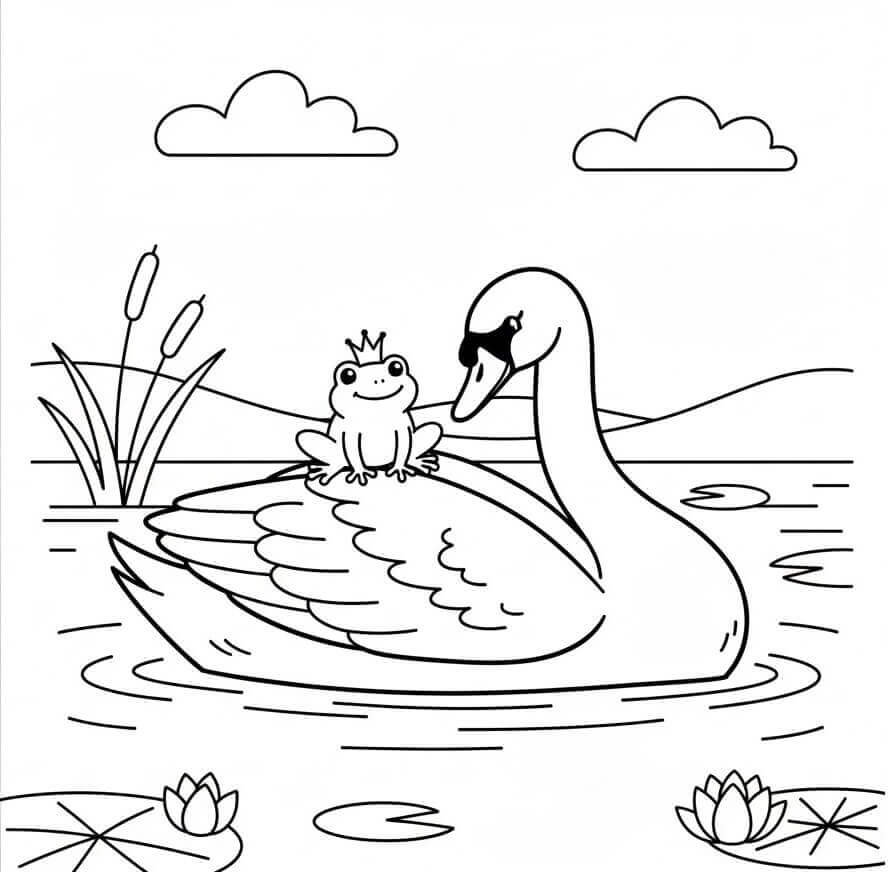 Wunderbarer Schwan