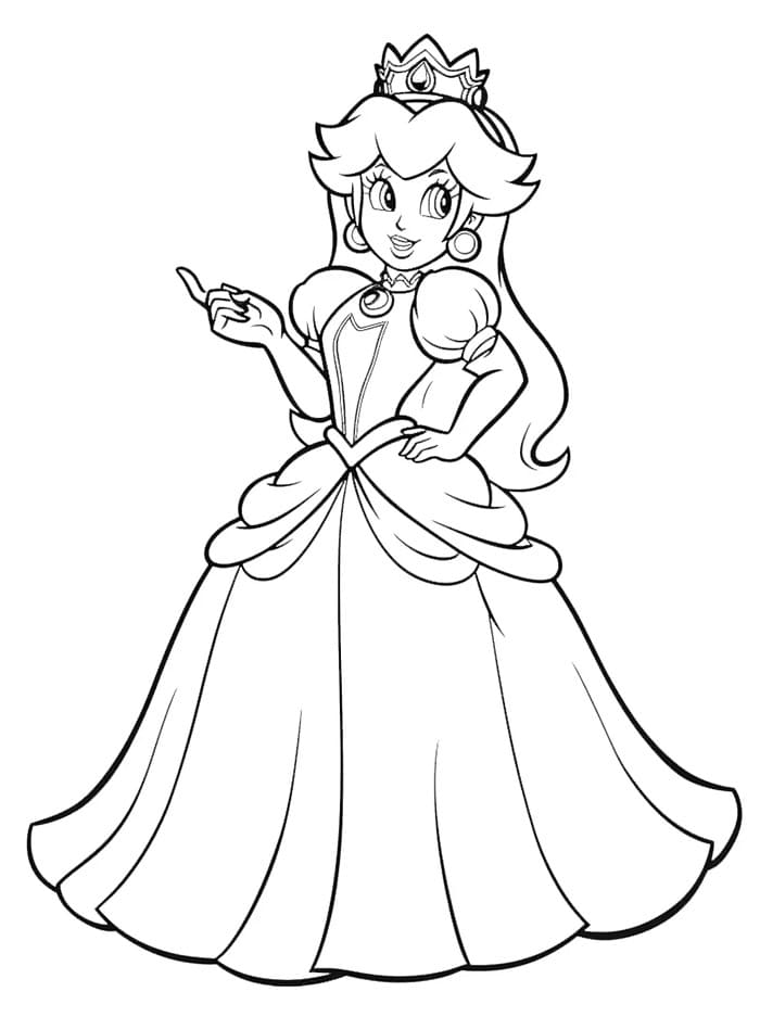 Wunderschöne Prinzessin Peach