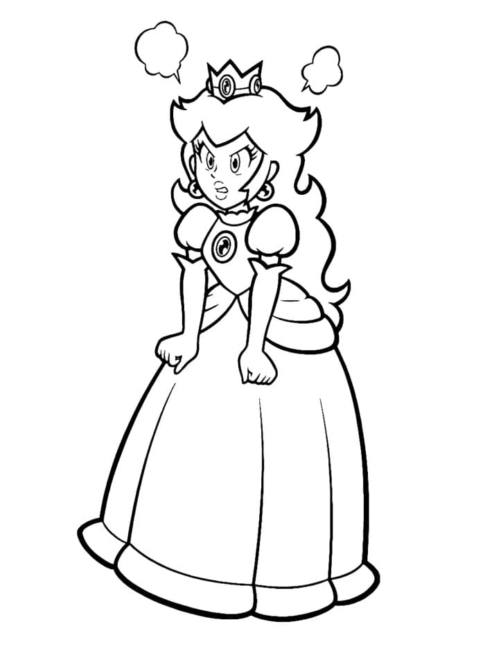 Wütende Prinzessin Peach