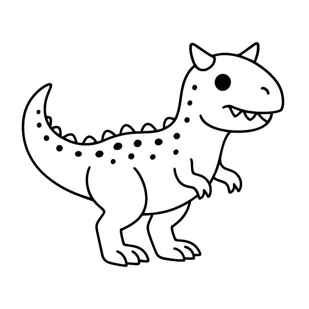 Carnotaurus zum Drucken
