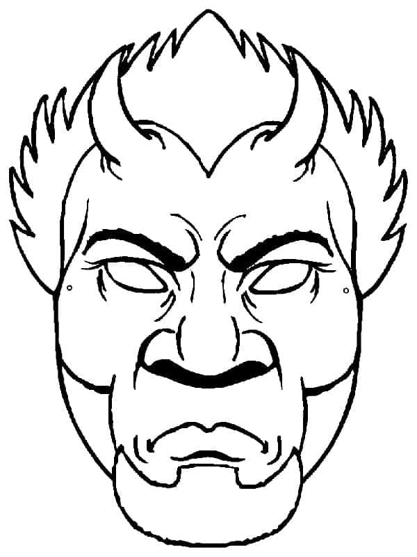 Coole Halloweenmaske