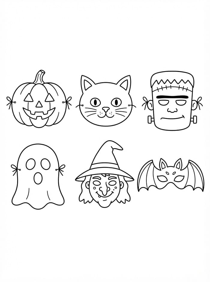 Coole Halloweenmasken
