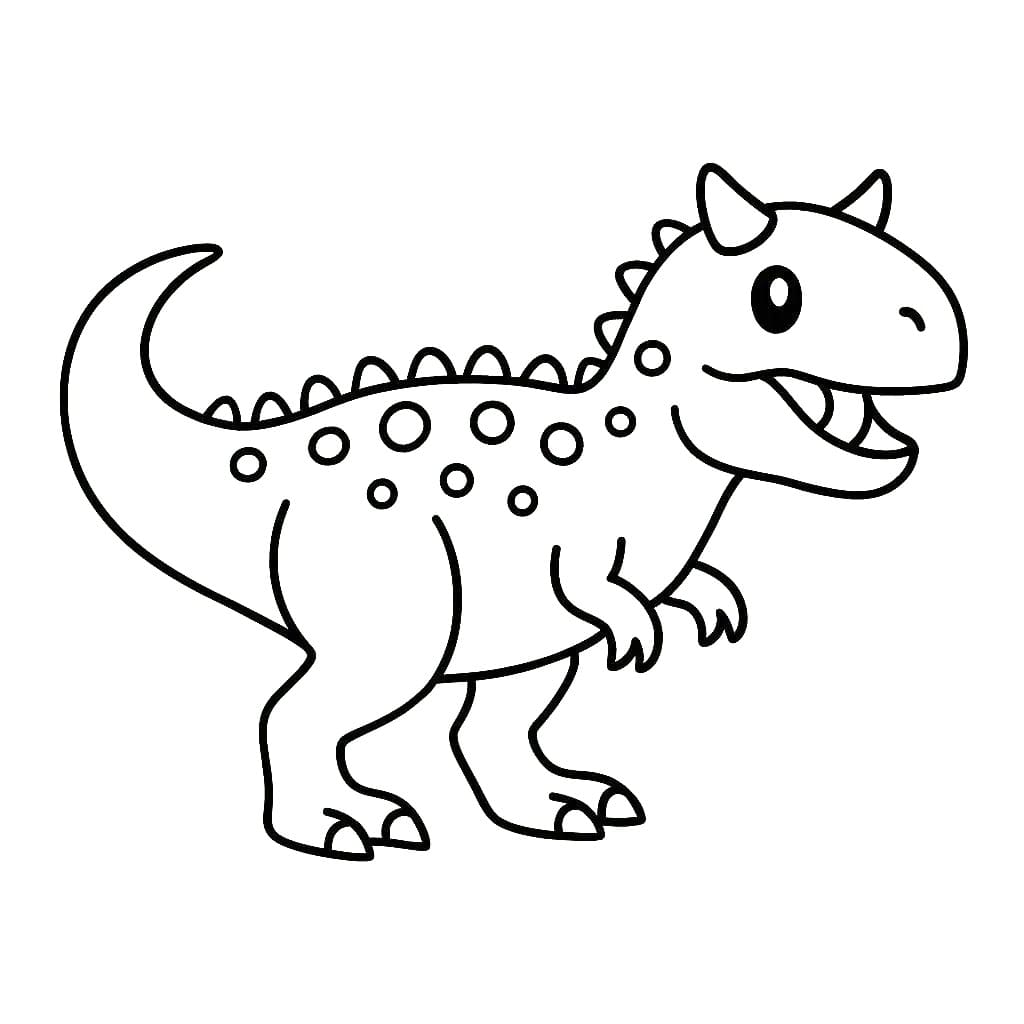 Druckbarer Carnotaurus