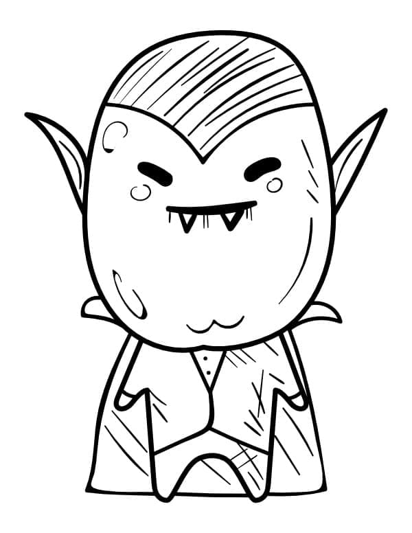 Druckbarer Vampir
