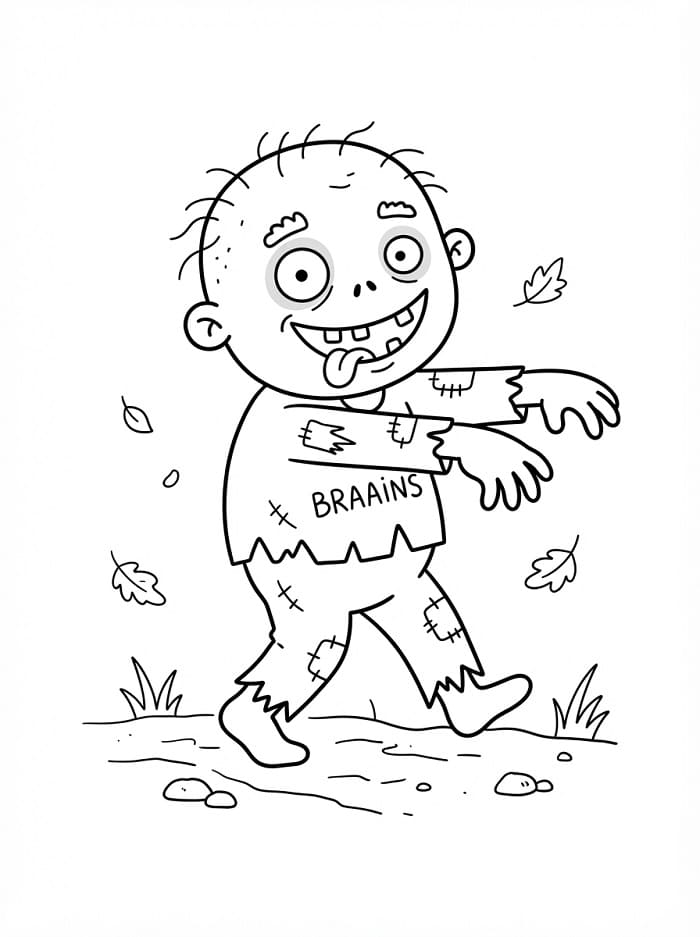 Druckbarer Zombie