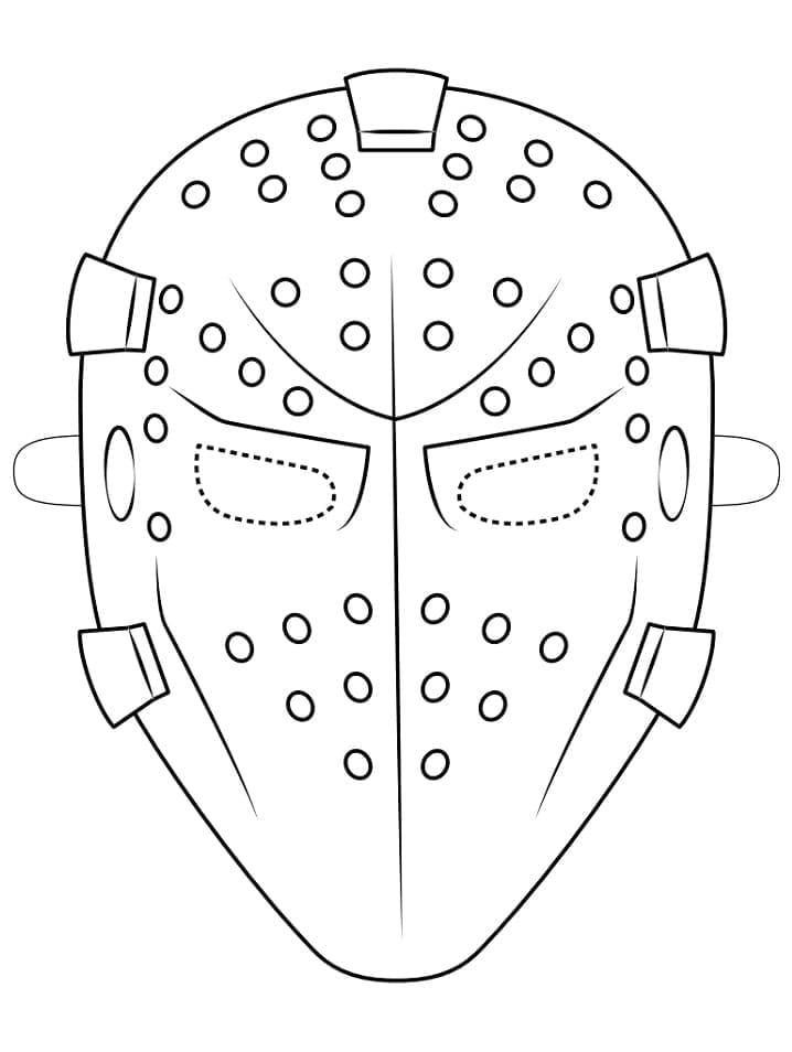 Eine Halloweenmaske