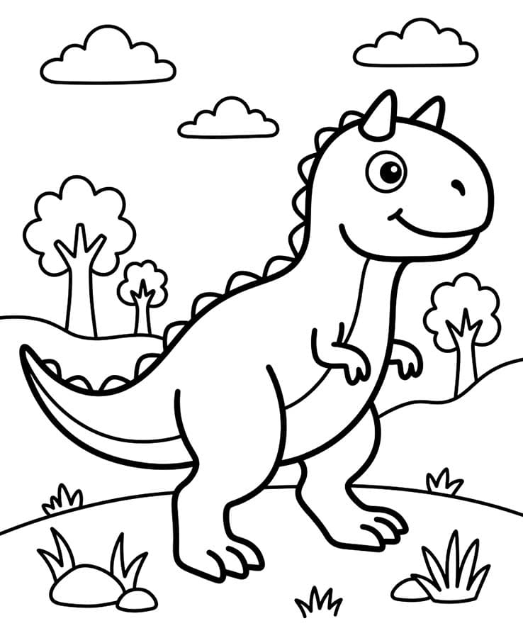 Einfacher Carnotaurus