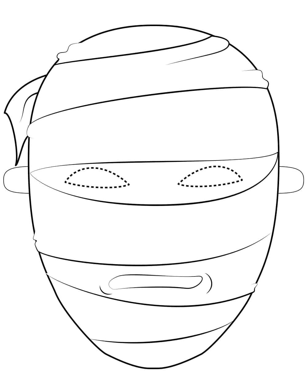 Fantastische Halloweenmaske