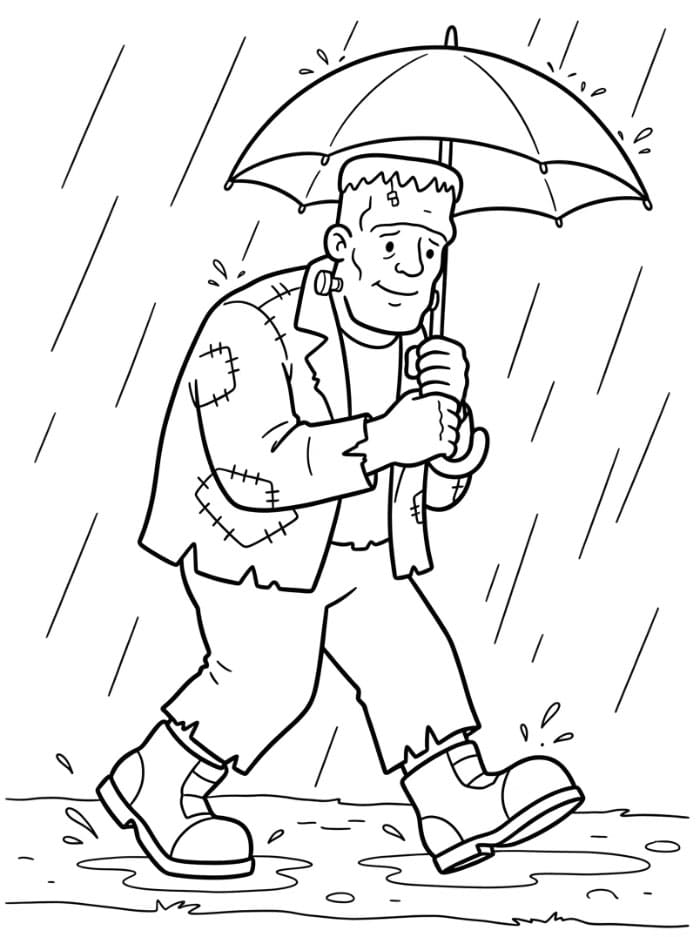 Frankenstein im Regen