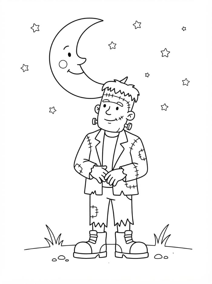 Frankenstein und der Mond
