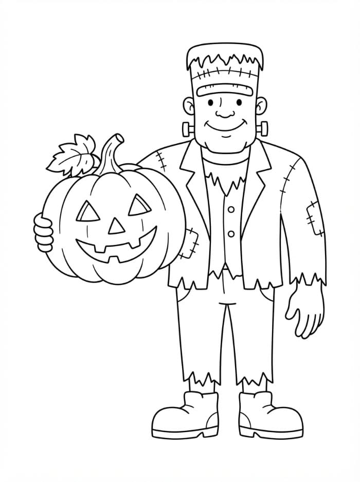 Frankenstein zu Halloween