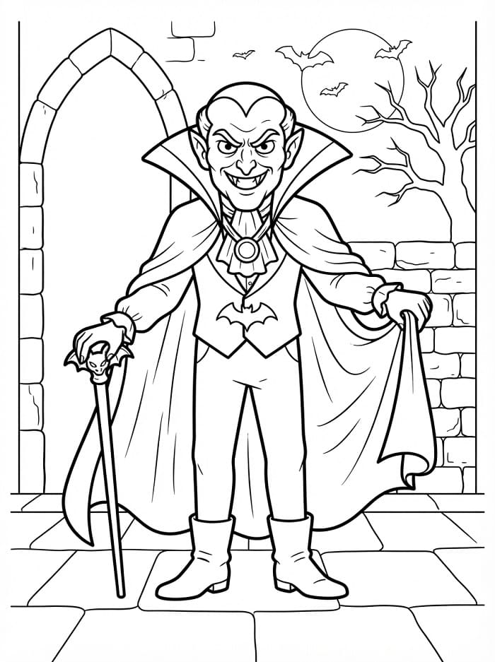 Furchterregender Vampir