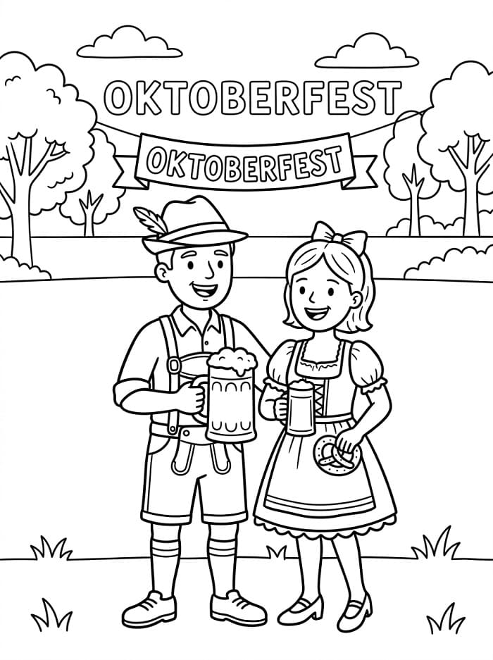 Gratis druckbares Oktoberfest