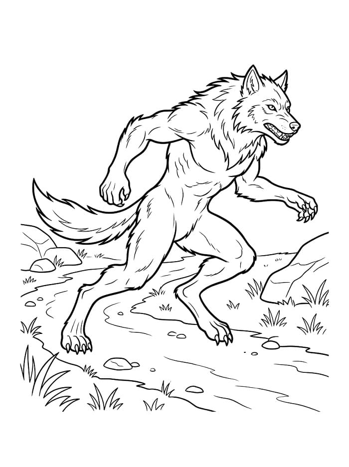 Großartiger Werwolf
