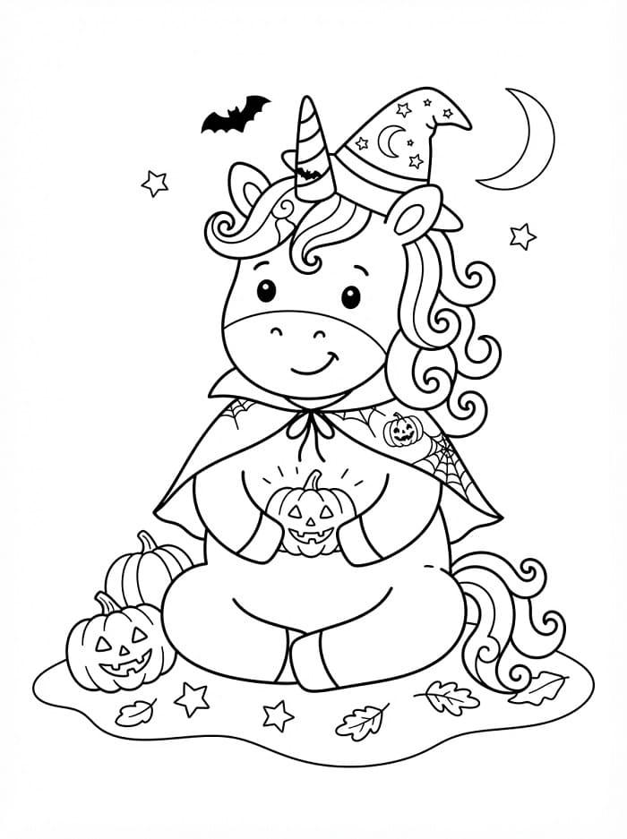 Halloween Einhorn
