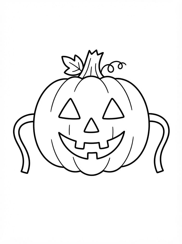 Halloween-Kürbismaske