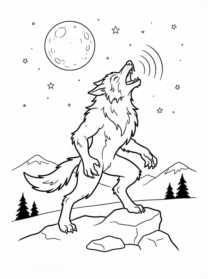Halloween-Werwolf
