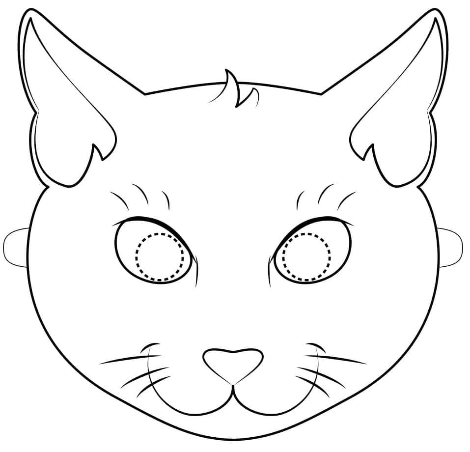 Halloweenmaske gratis