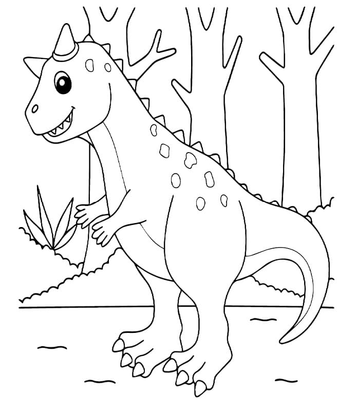 Kostenlos ausdruckbarer Carnotaurus