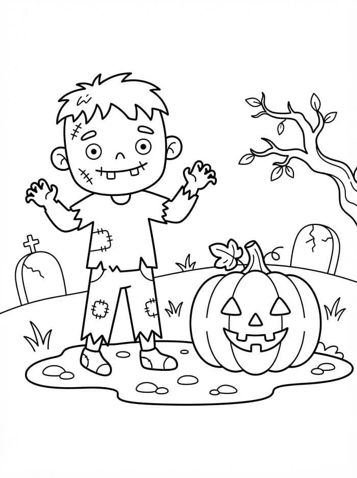 Kostenloser Zombie für Kinder