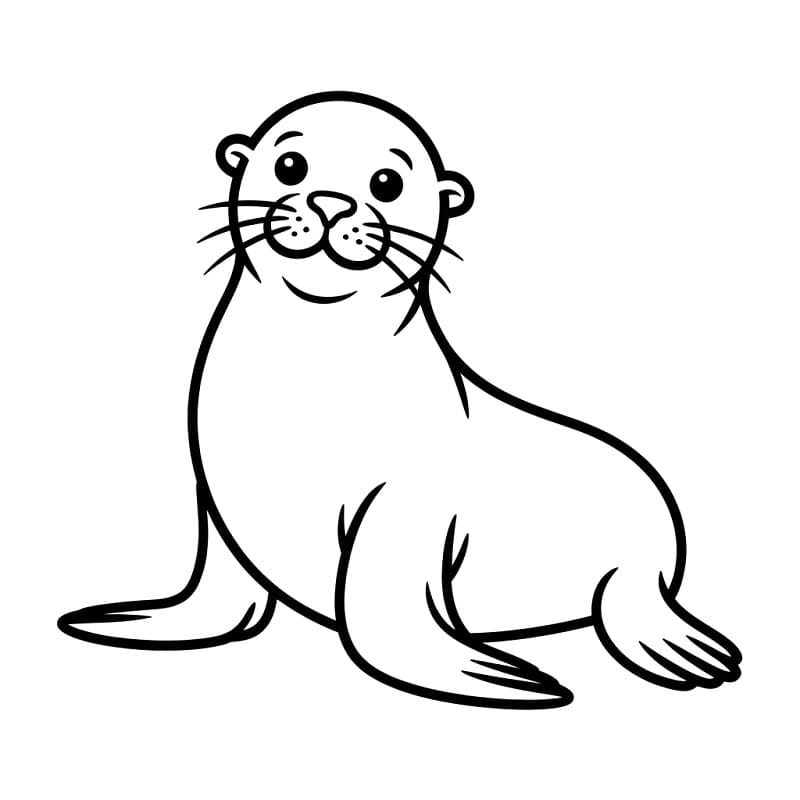Lächelnder Seelöwe