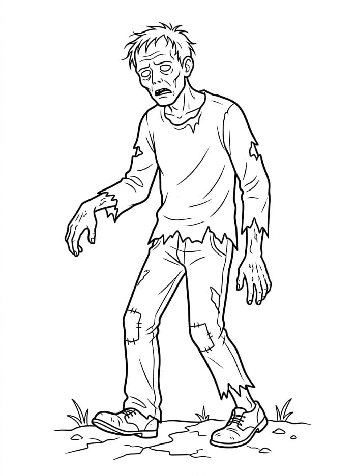 Laufender Zombie