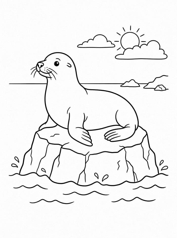 Liebenswerter Seelöwe