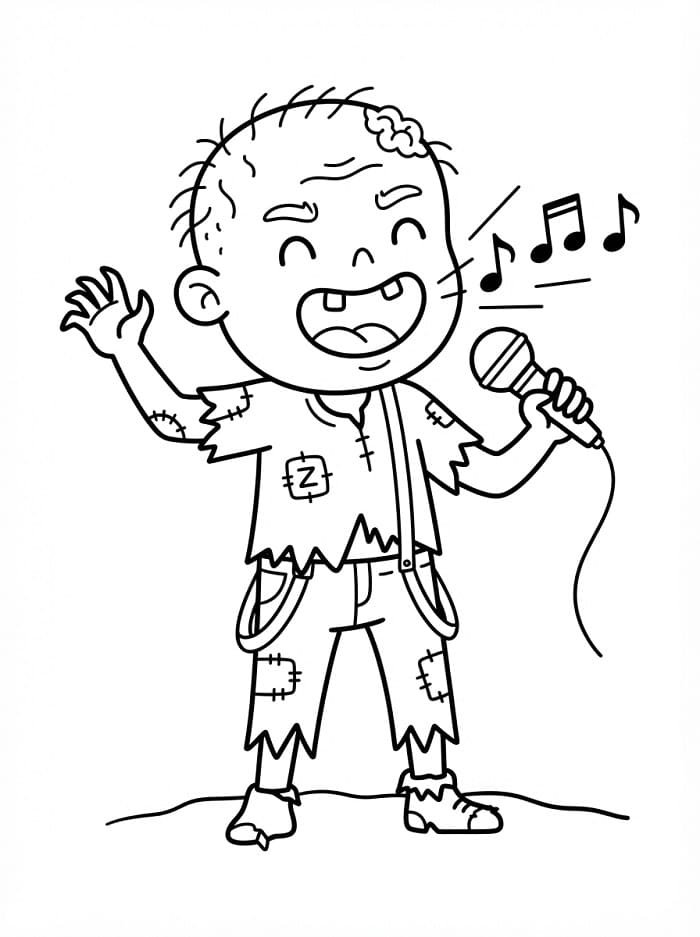 Lustiger Zombie