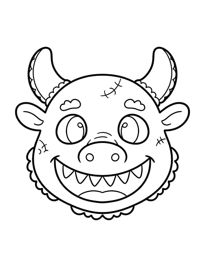 Monster-Halloweenmaske
