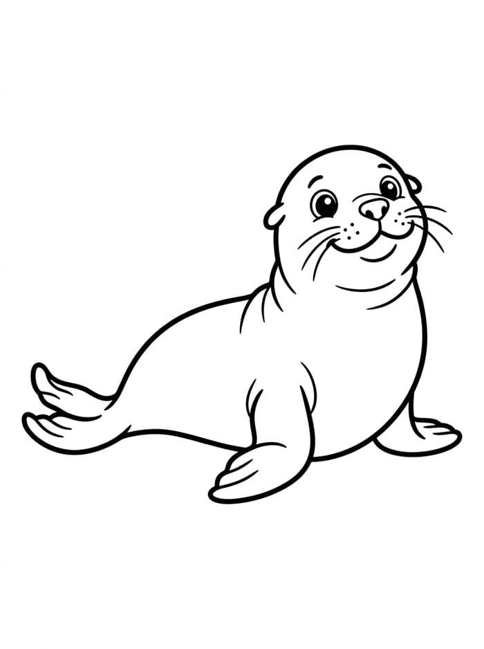 Niedlicher Seelöwe