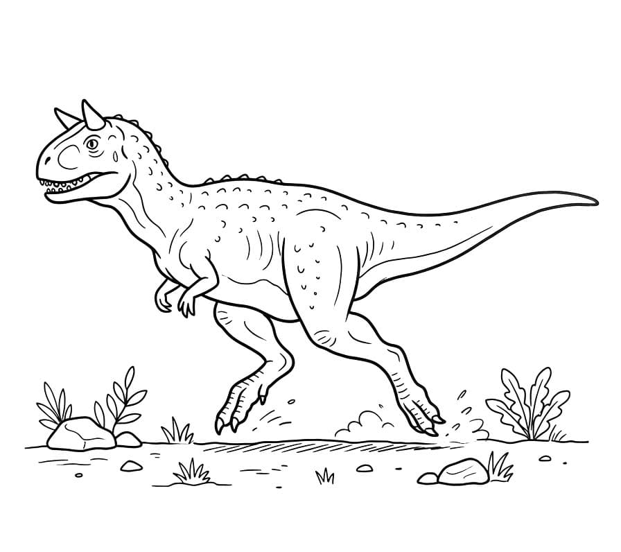 Carnotaurus ausmalbilder