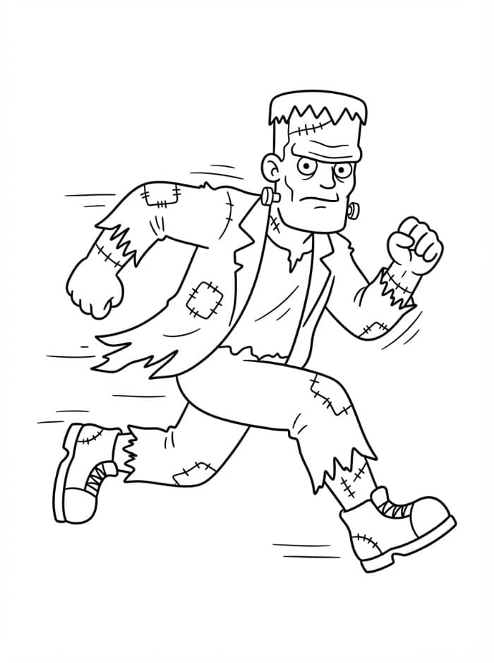 Rennender Frankenstein